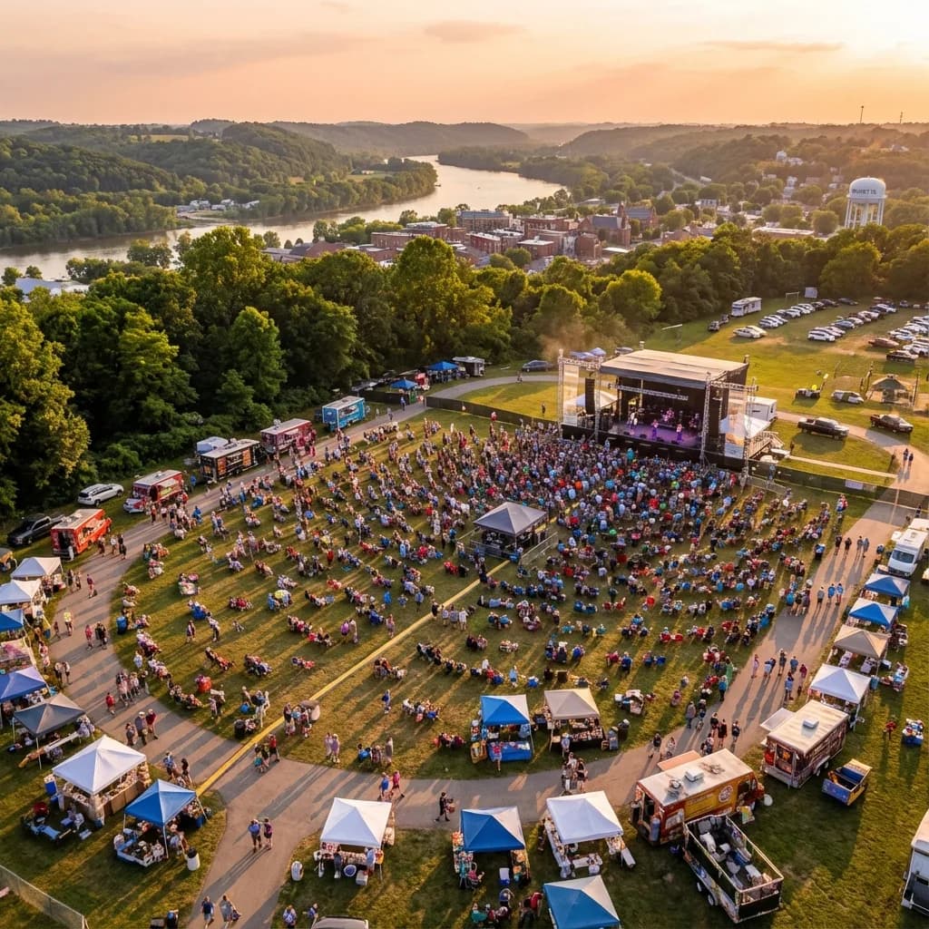Event ground capture — crowd